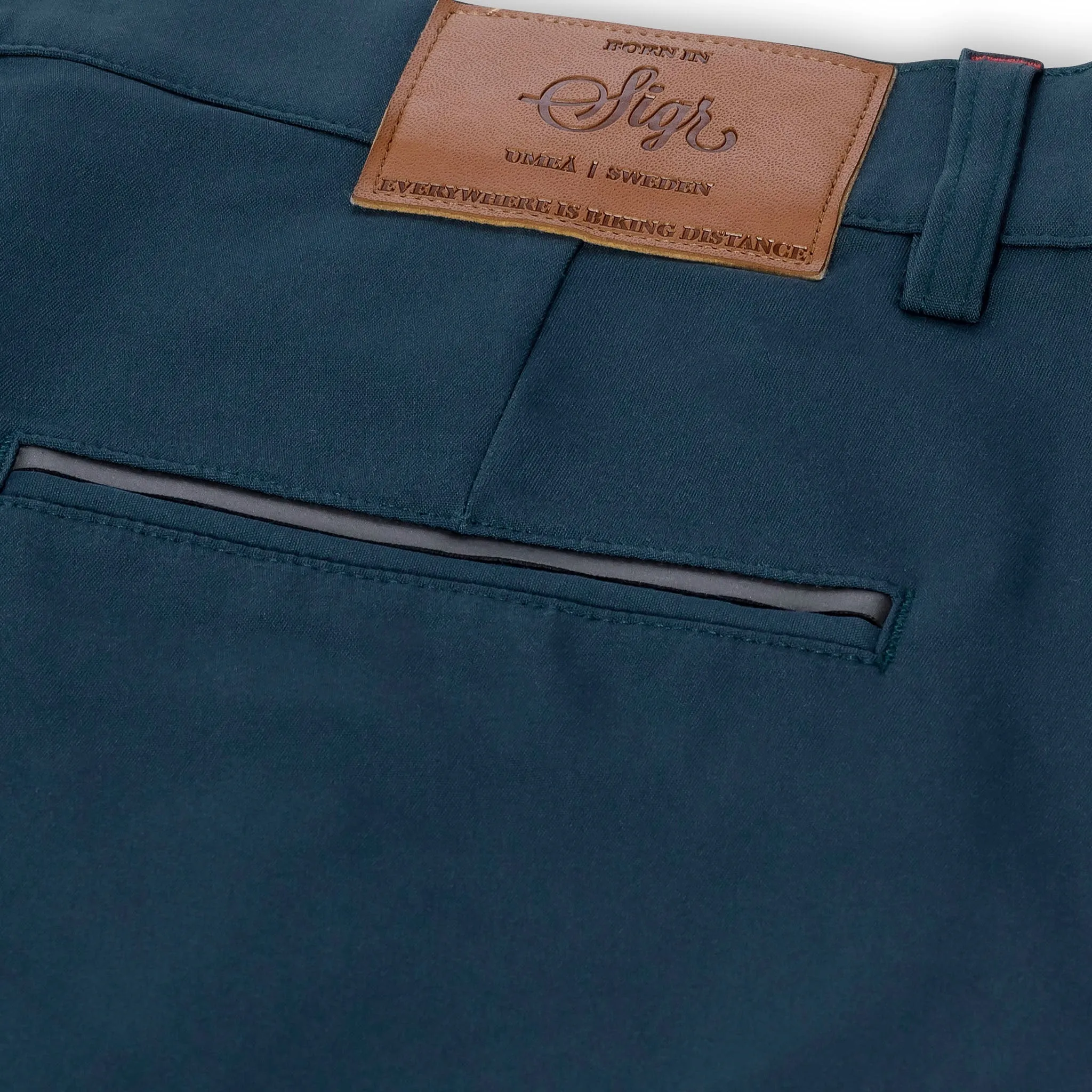 Strandvägen Women's Petrol Blue Cycling Chino Shorts