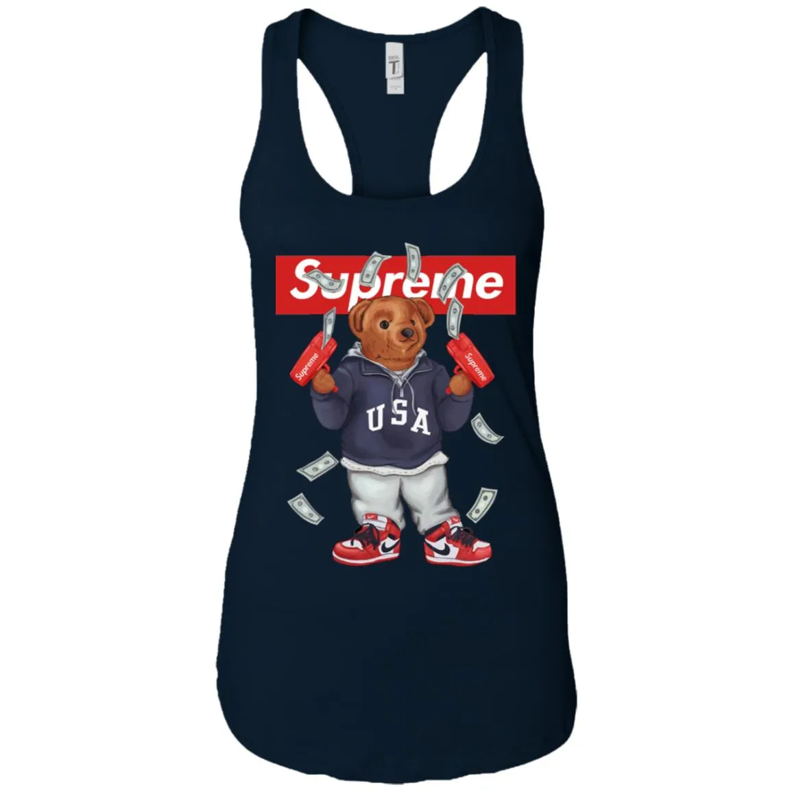 Supreme Bear Hot Trending T-shirt Women Tank Top