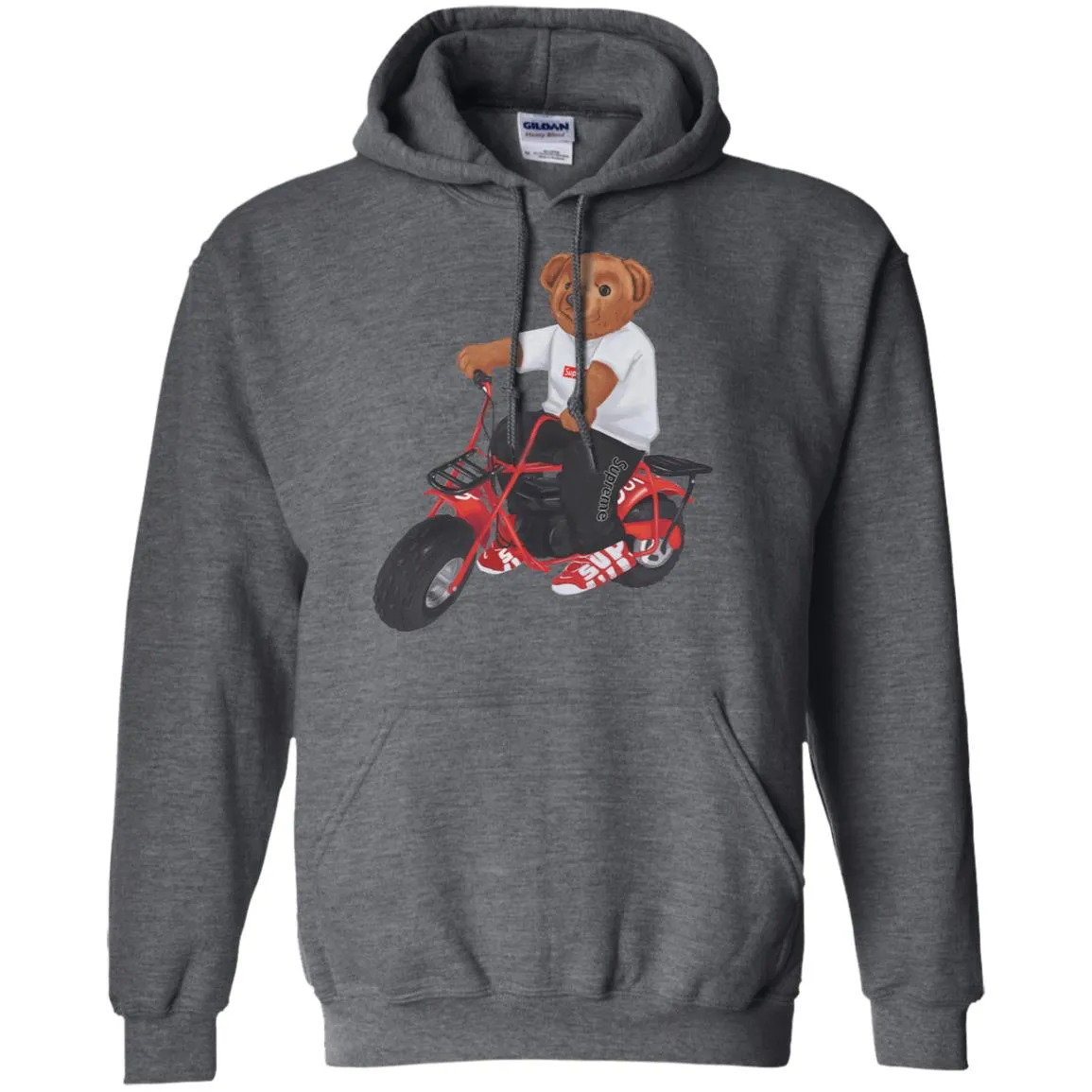 Supreme Bear Moto T-shirt Pullover Hoodie Sweatshirt