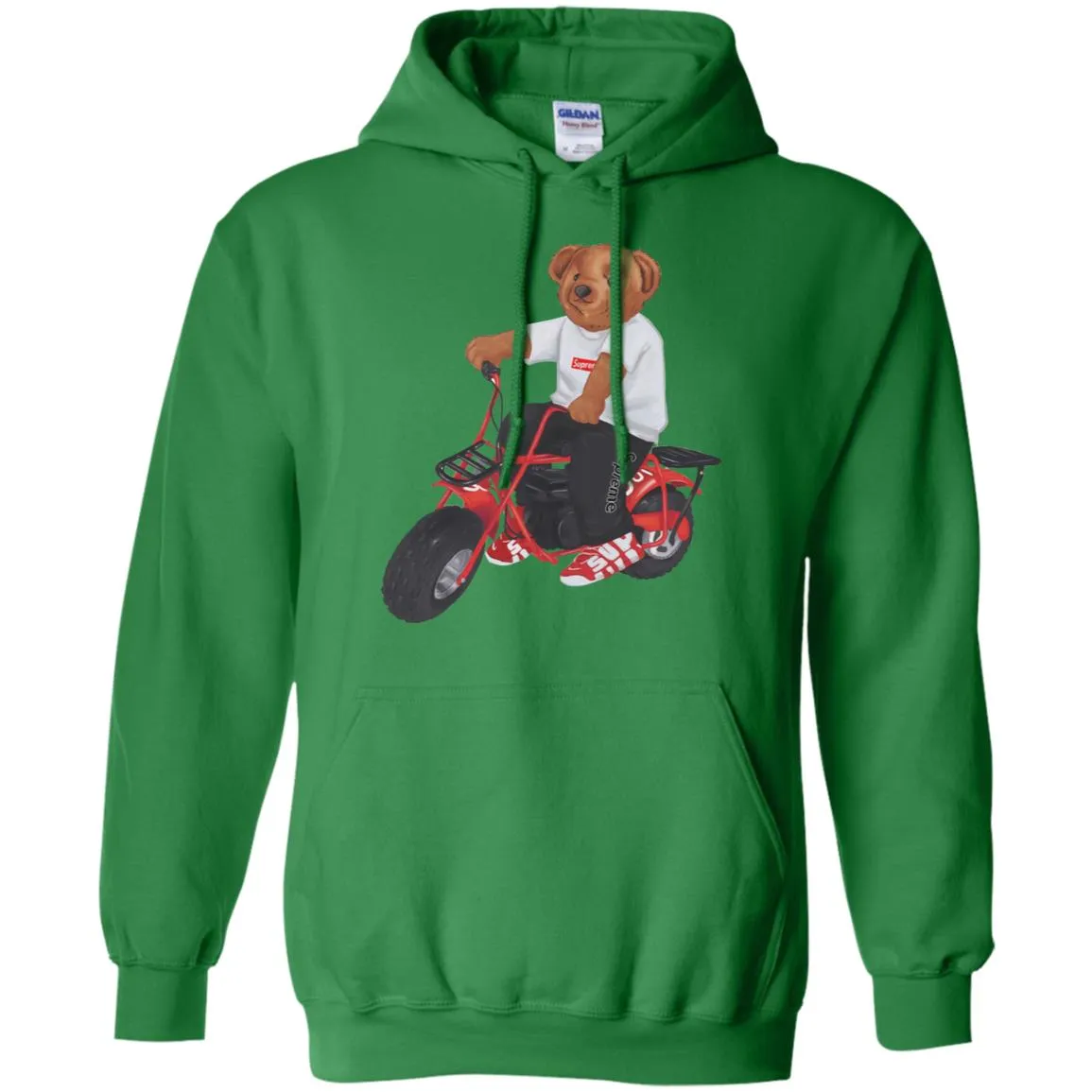 Supreme Bear Moto T-shirt Pullover Hoodie Sweatshirt