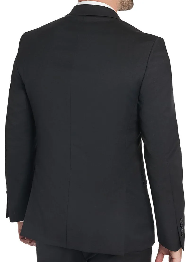 Tallia Men`s Suit Separate Wool Jacket - Black