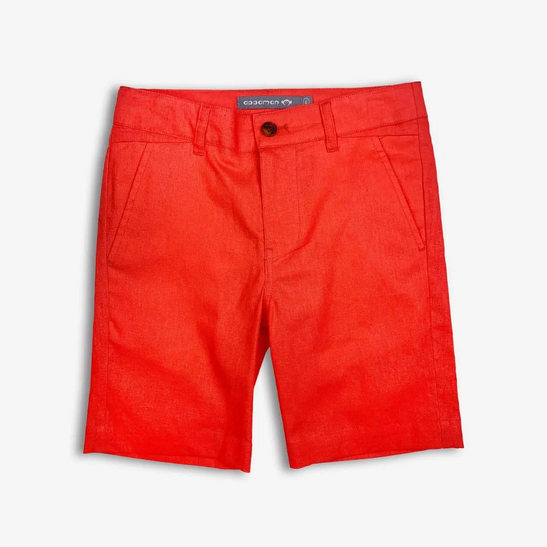 Trouser Shorts | Coral