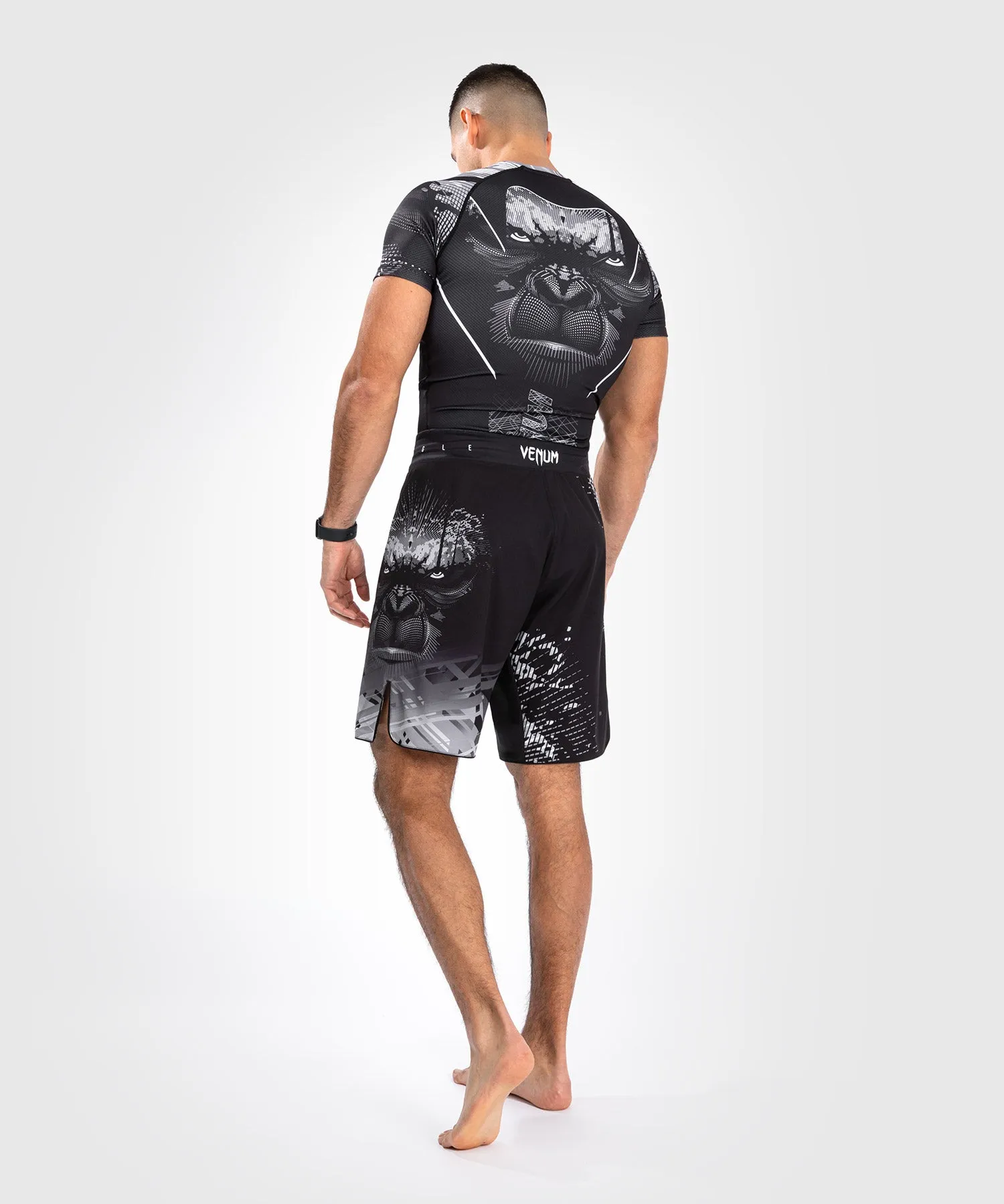 Venum Gorilla Jungle Fightshort - Black/White