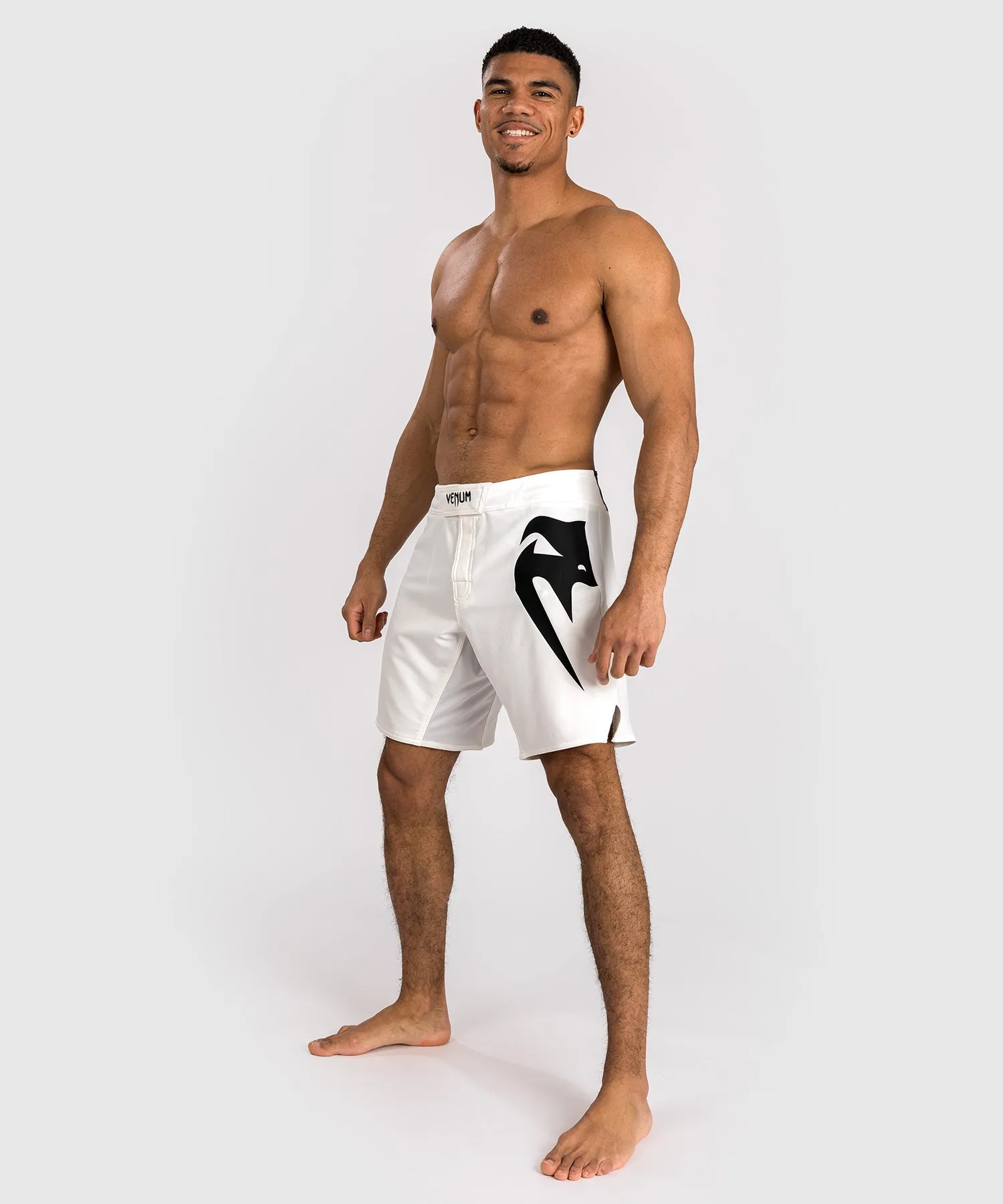 Venum Light 5.0 Fight Shorts - White/Black