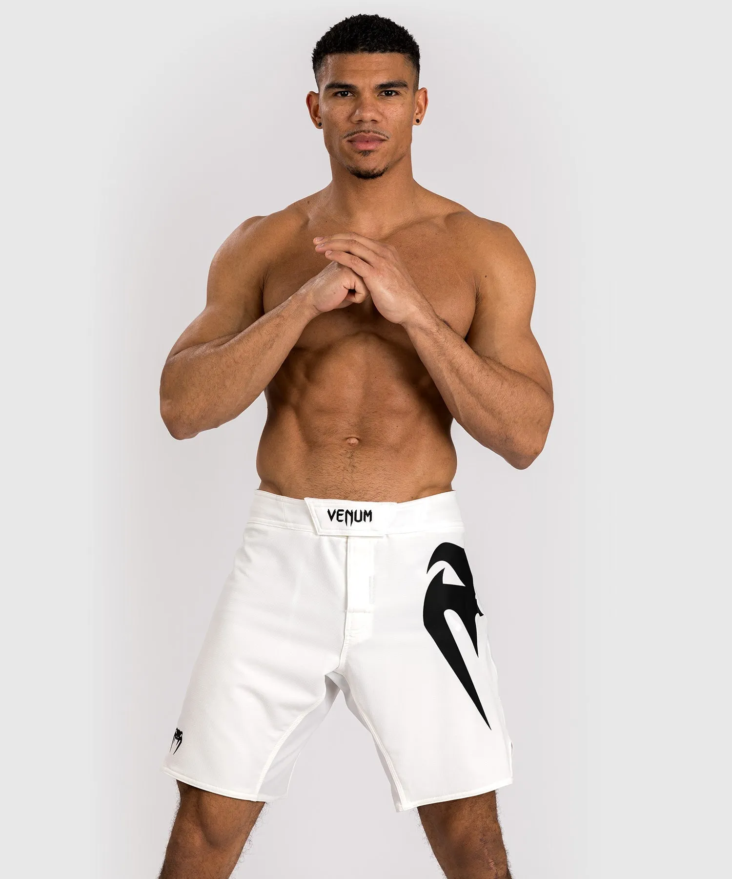 Venum Light 5.0 Fight Shorts - White/Black