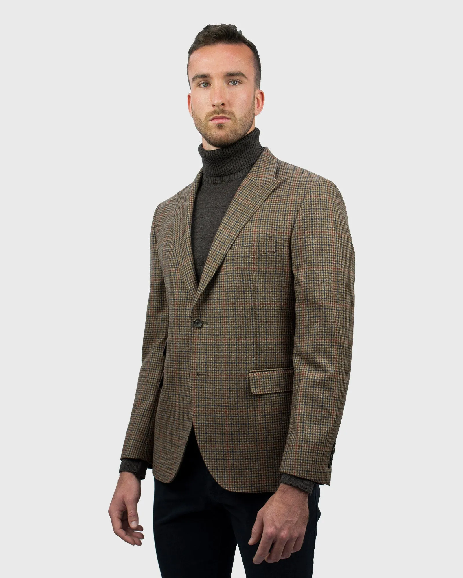 VINCENT & FRANKS W20193 CHARCOAL ROLL NECK / POLO NECK