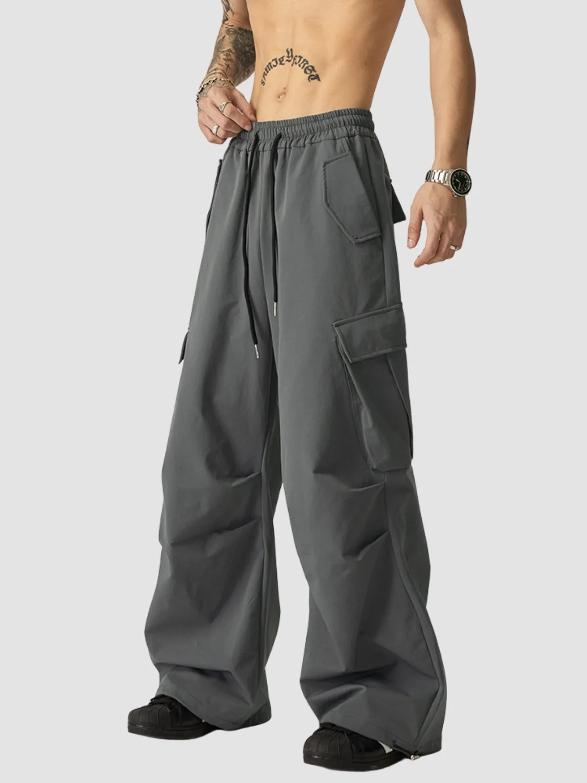 WLS Hiphop Loose Wide Leg Casual Pants