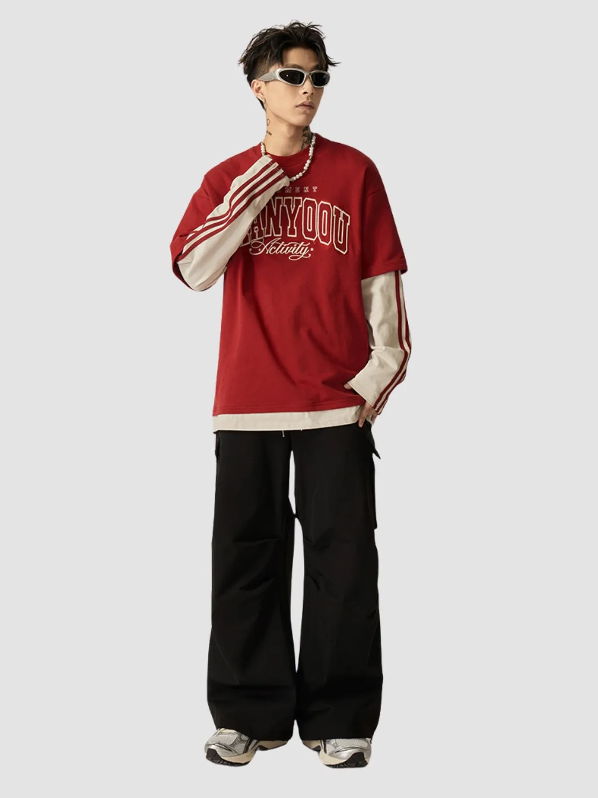 WLS Hiphop Loose Wide Leg Casual Pants