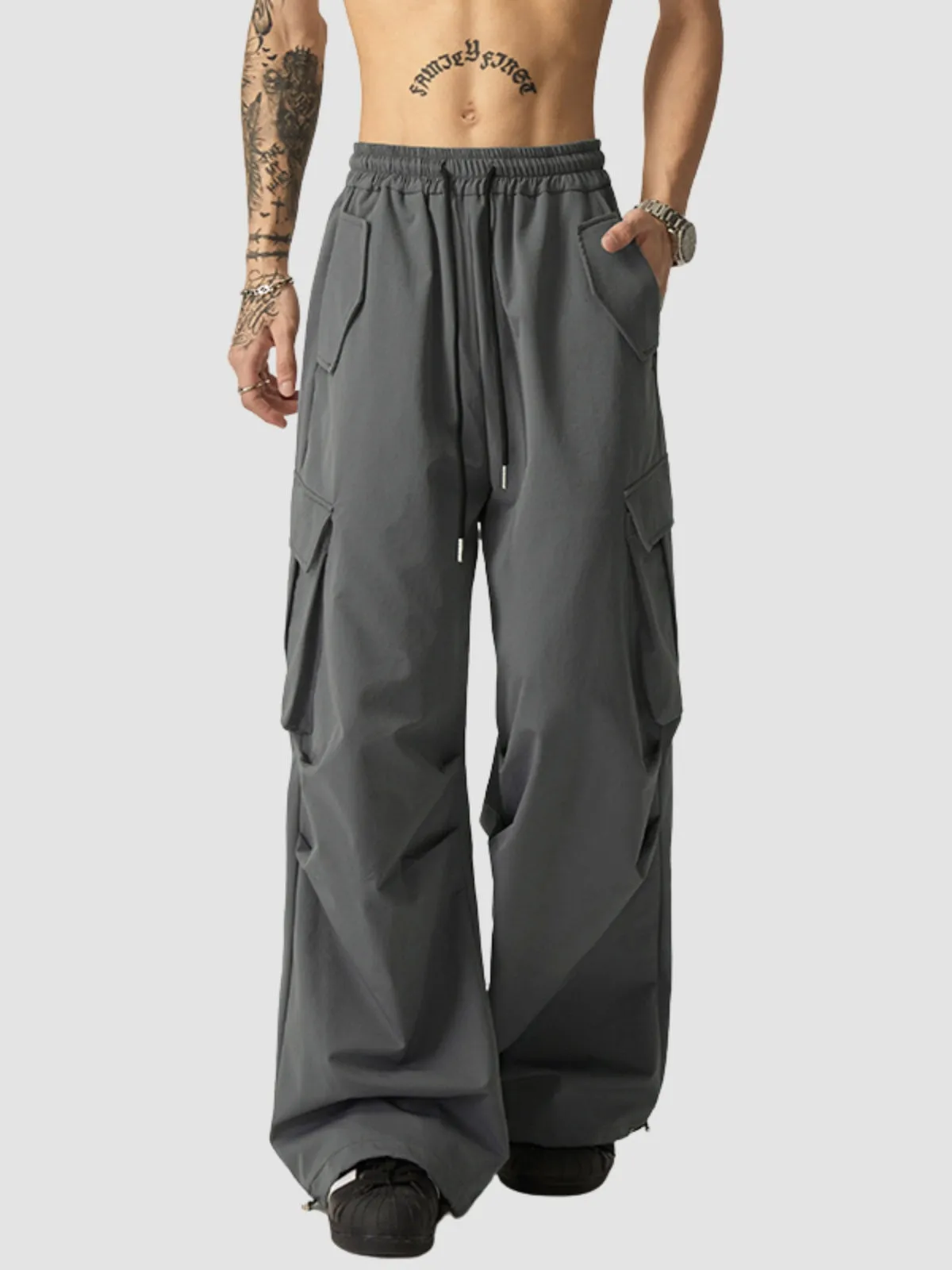 WLS Hiphop Loose Wide Leg Casual Pants