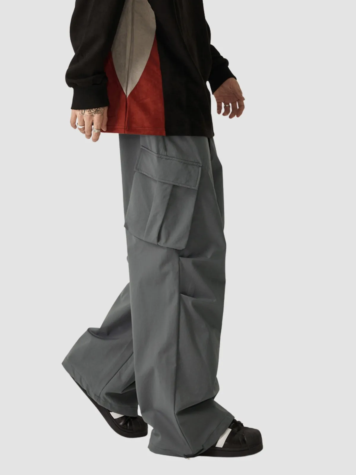 WLS Hiphop Loose Wide Leg Casual Pants