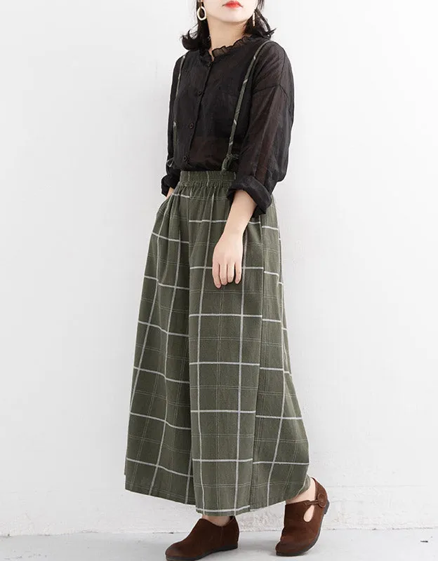 Women Loose Linen Wide Leg Pants