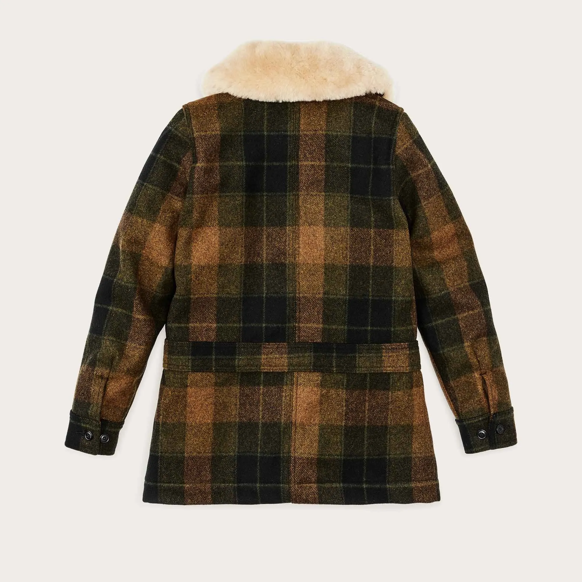 WOMEN'S WOOL TRAPPER COAT