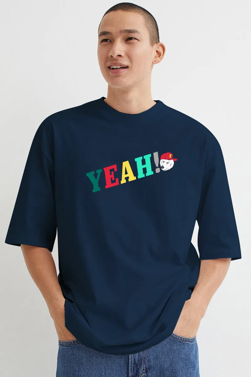 Yeah! Blue Oversized Tee