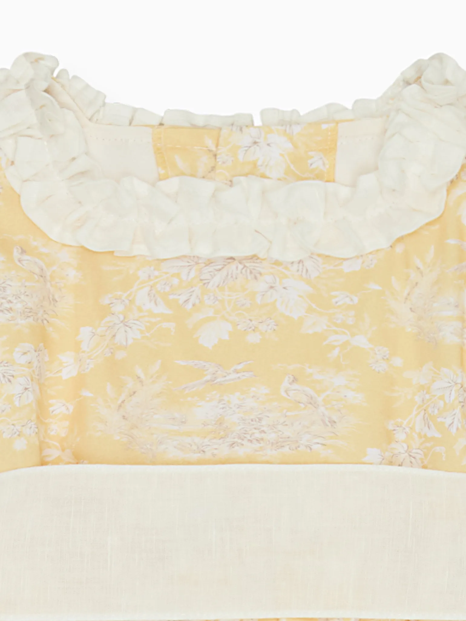 Yellow Toile Silas Girl Dress